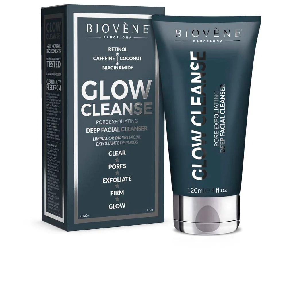 Biovene GLOW CLEANSE pore exfoliating deep facial cleanser