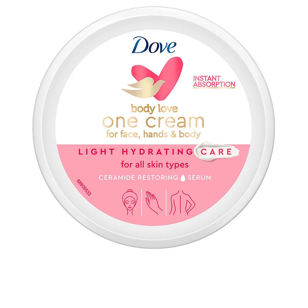 Dove LIGHT HYDRATING CREAM cara cuerpo y manos