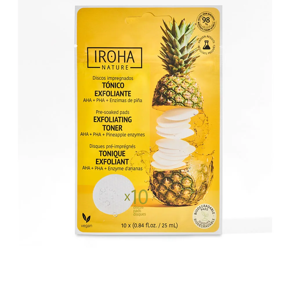 Iroha Nature TONICO ESFOLIANTE dischetti pre-imbevuti