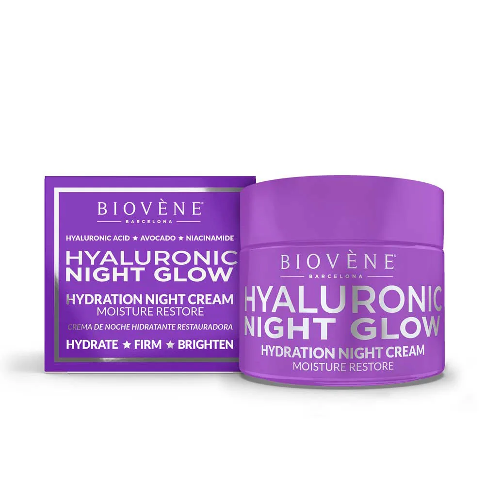 Biovene HYALURONIC NIGHT GLOW hydration night cream moisture restore