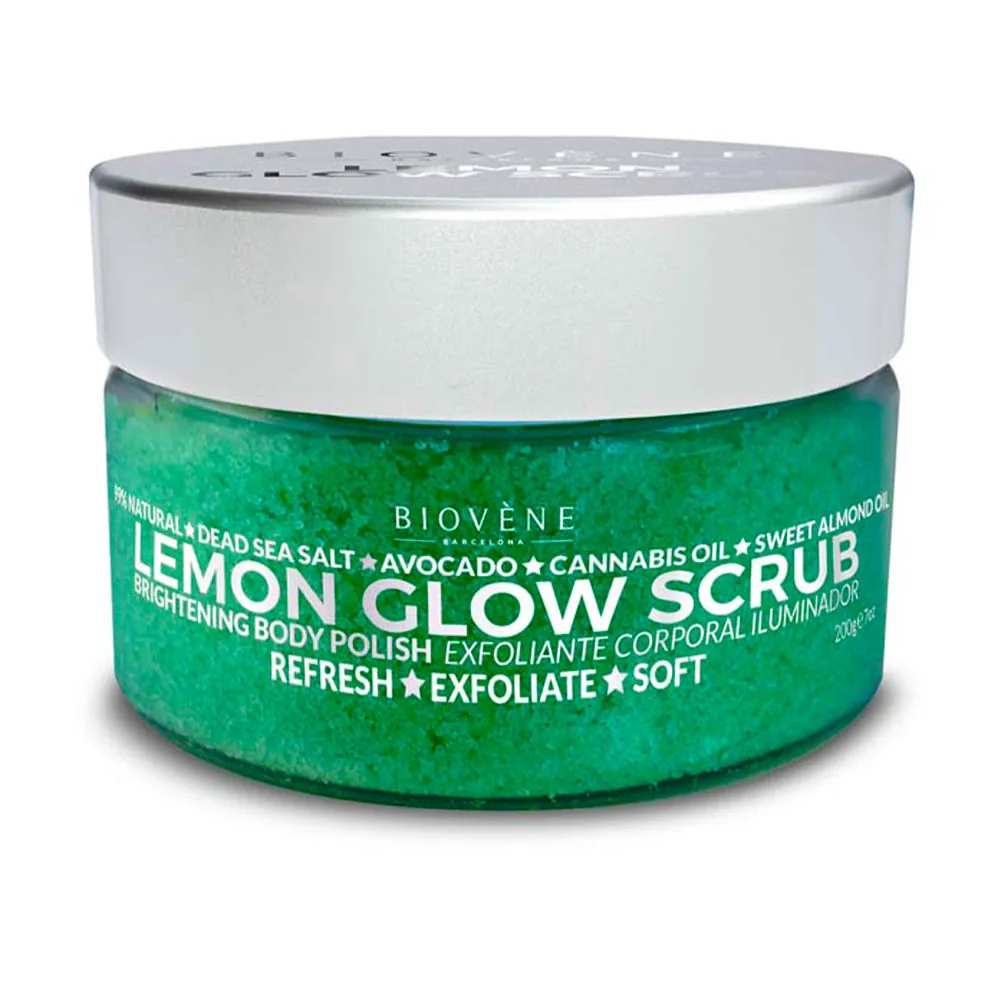 Biovene LEMON GLOW SCRUB brightening body polish