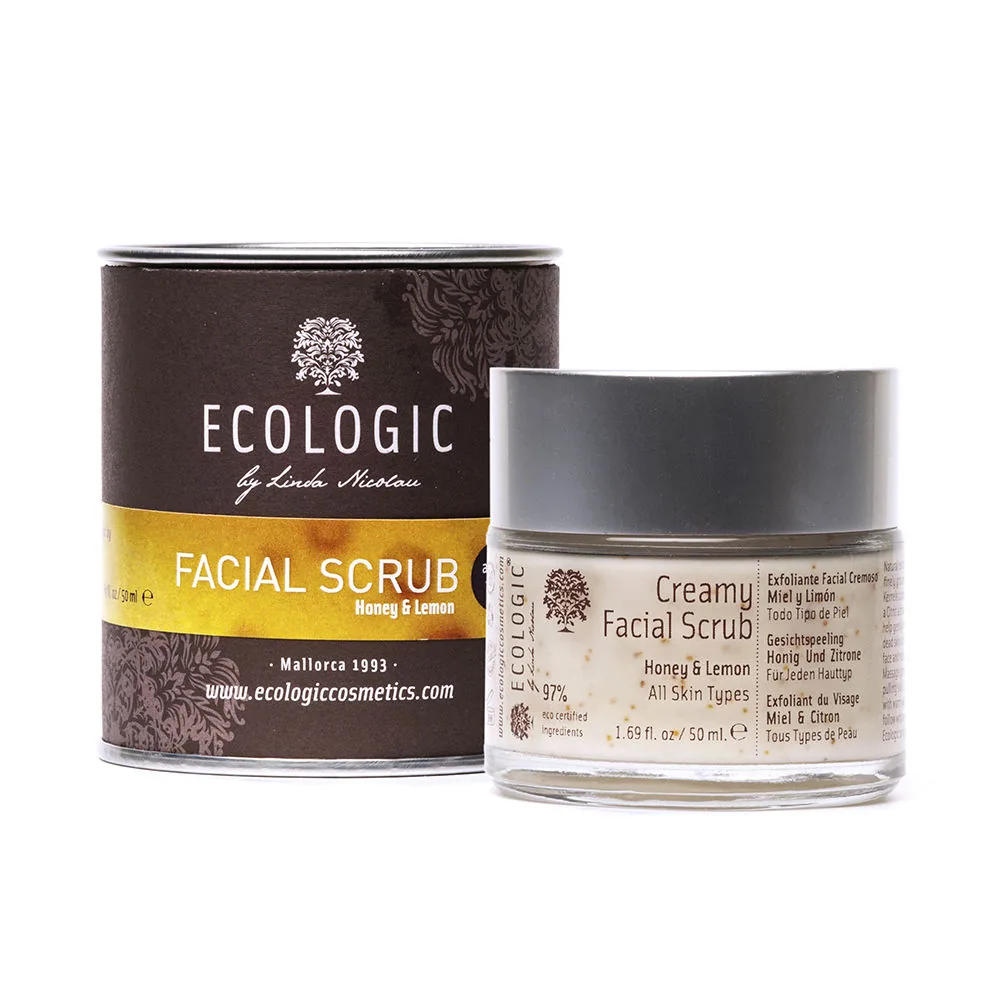 Ecologic Cosmetics FACIAL SCRUB creamy honey & lemon
