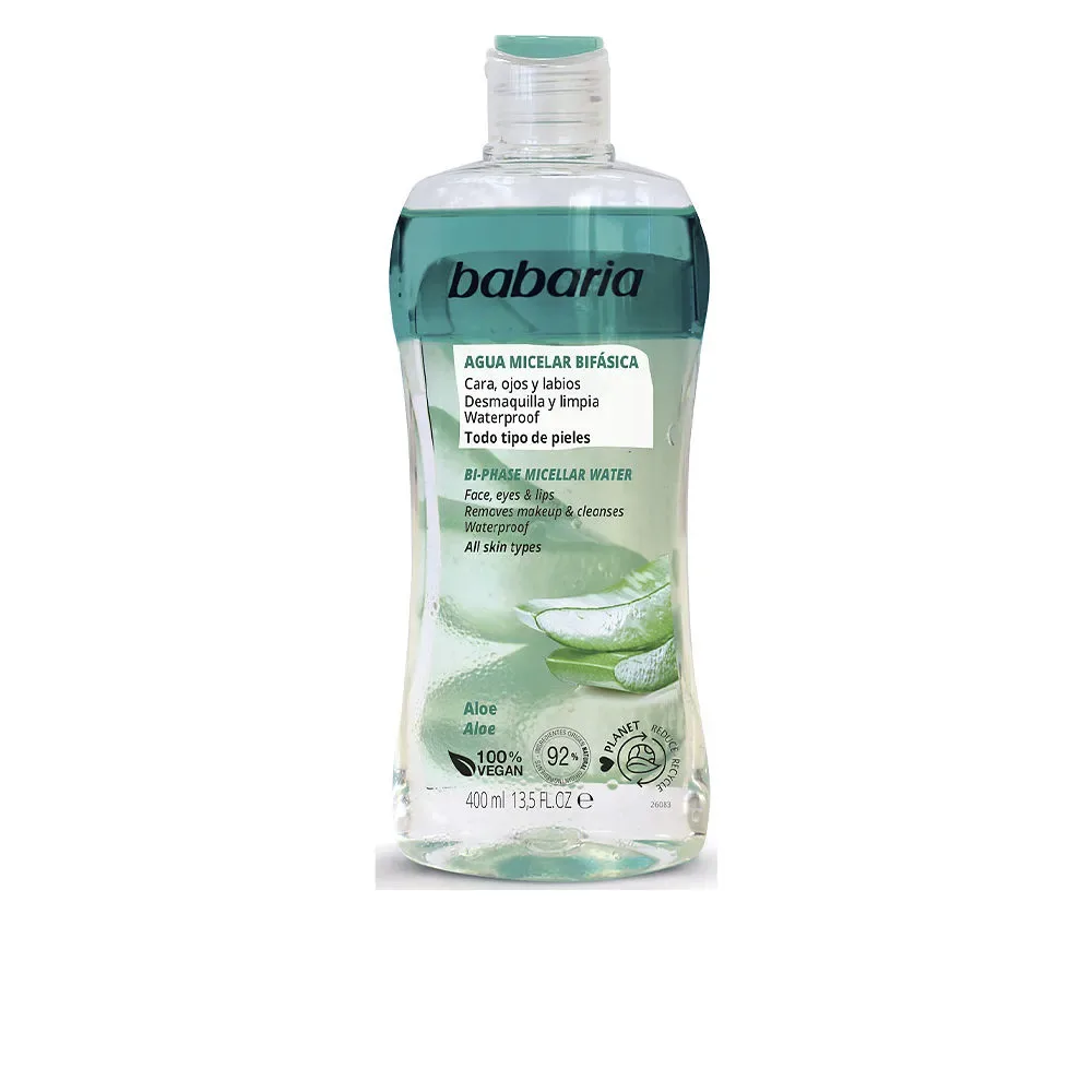 Babaria STRUCCANTE BIFASICO acqua micellare all'aloe vera