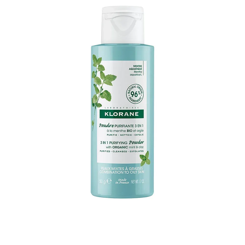 Klorane Polvere purificante BIO MENTA 3 in 1