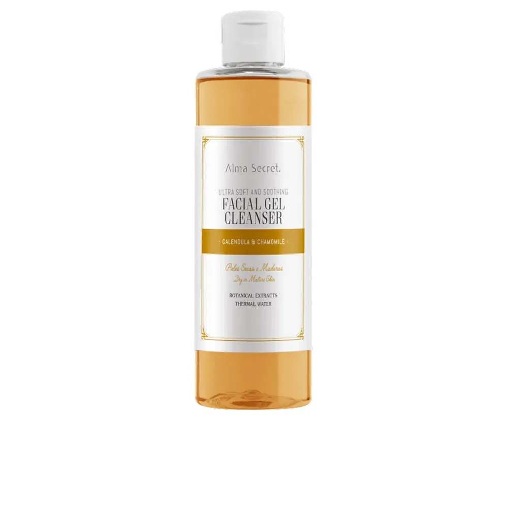 Alma Secret, FACIAL GEL CLEANSER suave y calmante caléndula & manzanilla