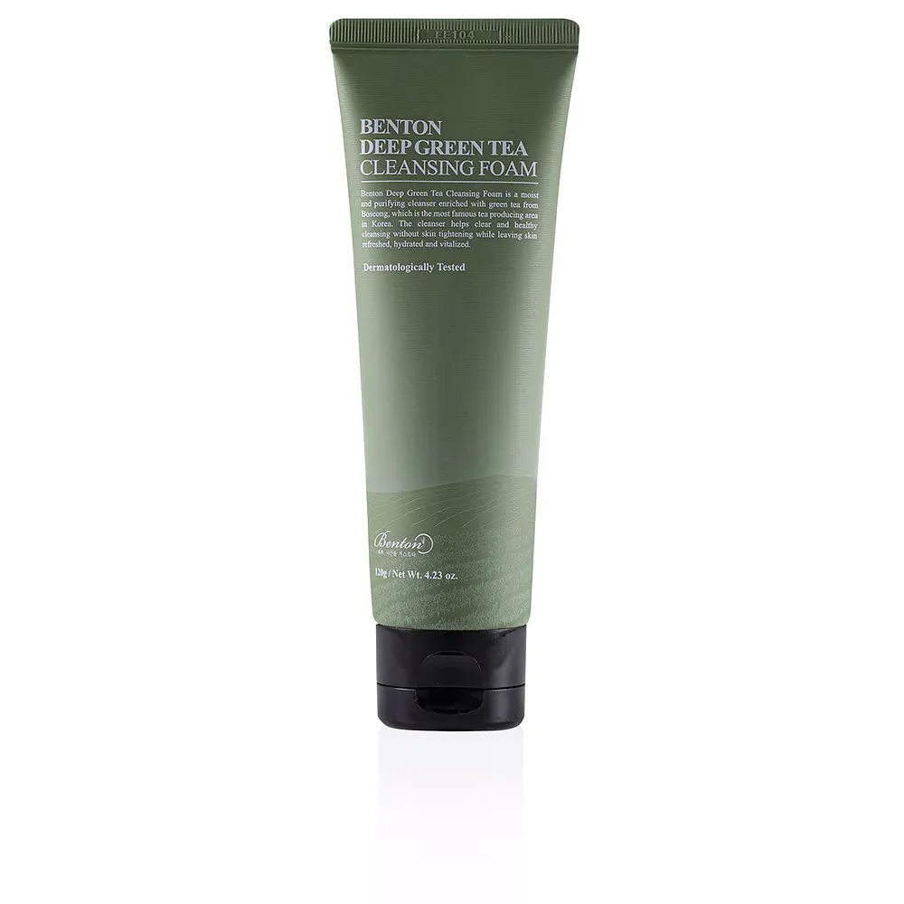 Benton, DEEP GREEN TEA cleansing foam