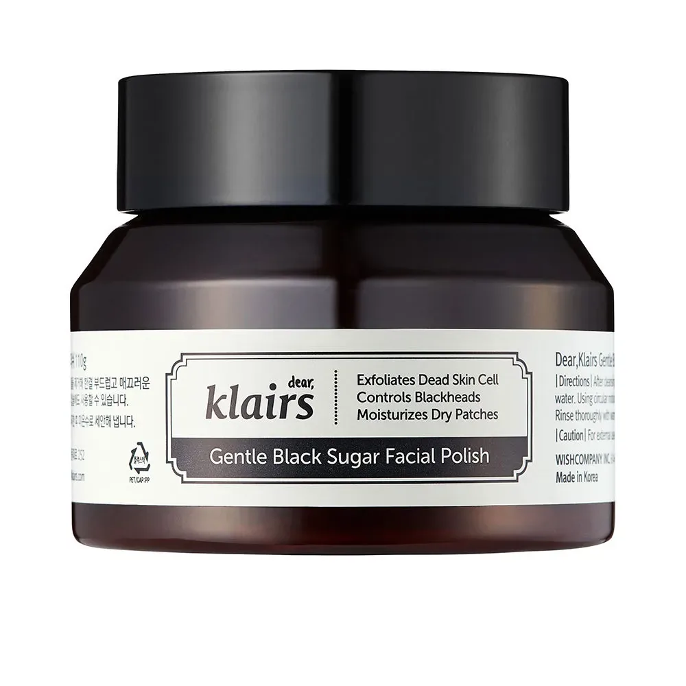Klairs GENTLE BLACK sugar facial polish