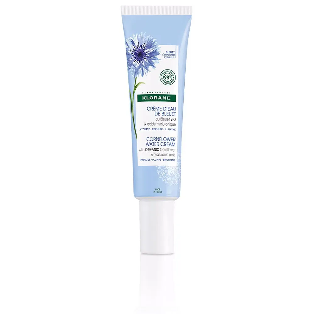 Klorane, ACIANO BIO & ÁCIDO HIALURÓNICO gel-crema rostro y ojos