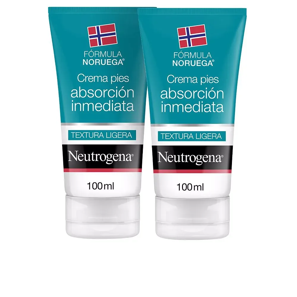 CREMA PIES ABSORCIÓN INMEDIATA coffret 2 x 100 ml
