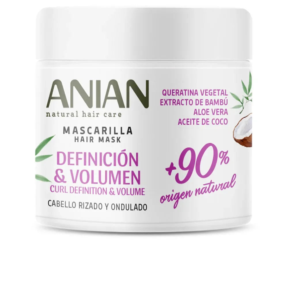 Anian, DEFINICIÓN & VOLUMEN mascarilla queratina vegetal