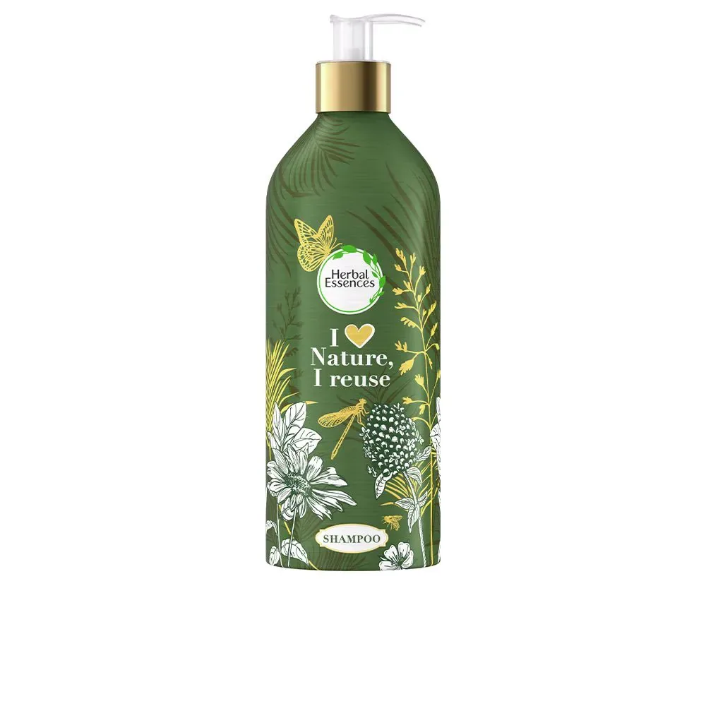 BOTELLA rellanable ALUMINIO ARGAN champú 430 ml
