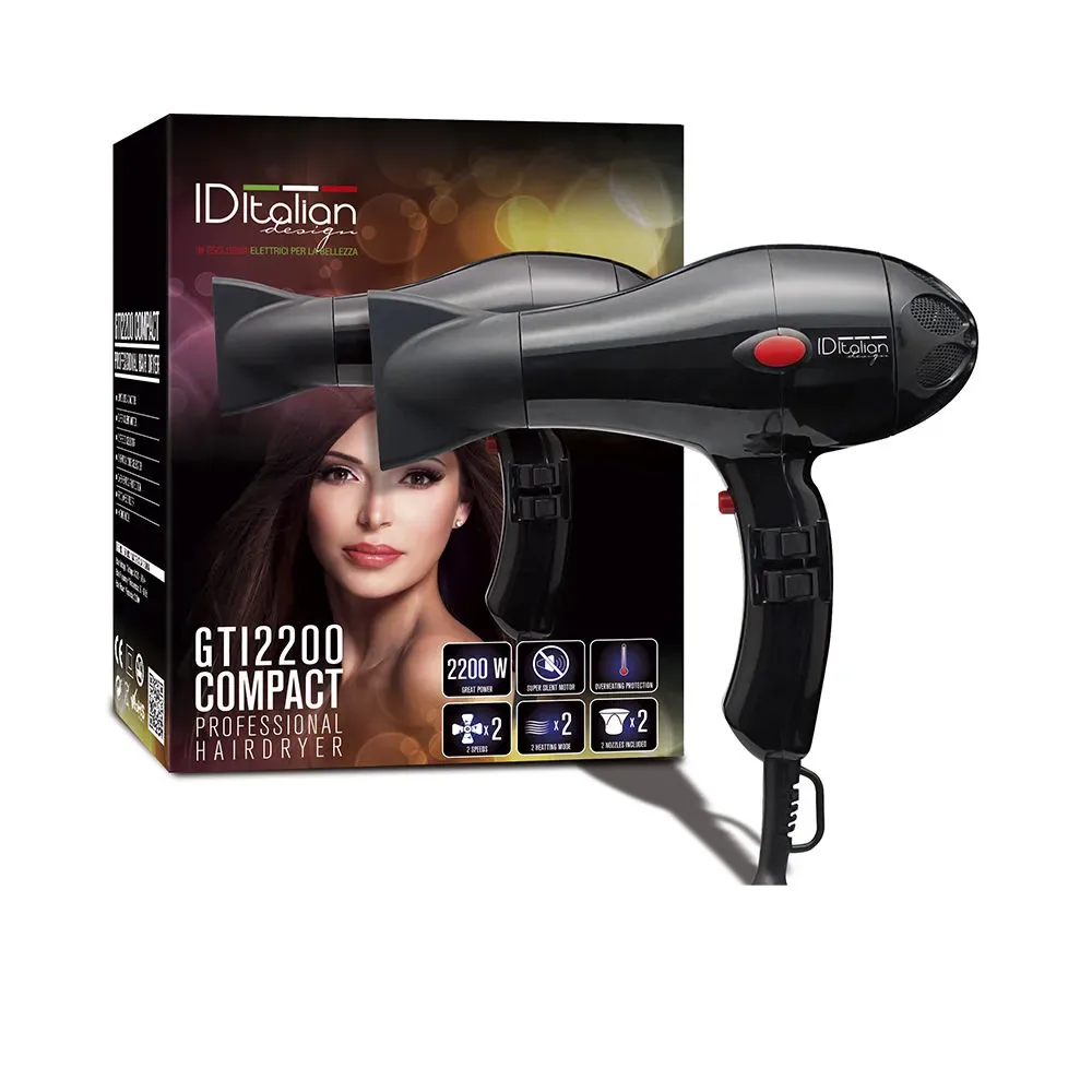 Asciugacapelli professionale compatto 2200w 1pz