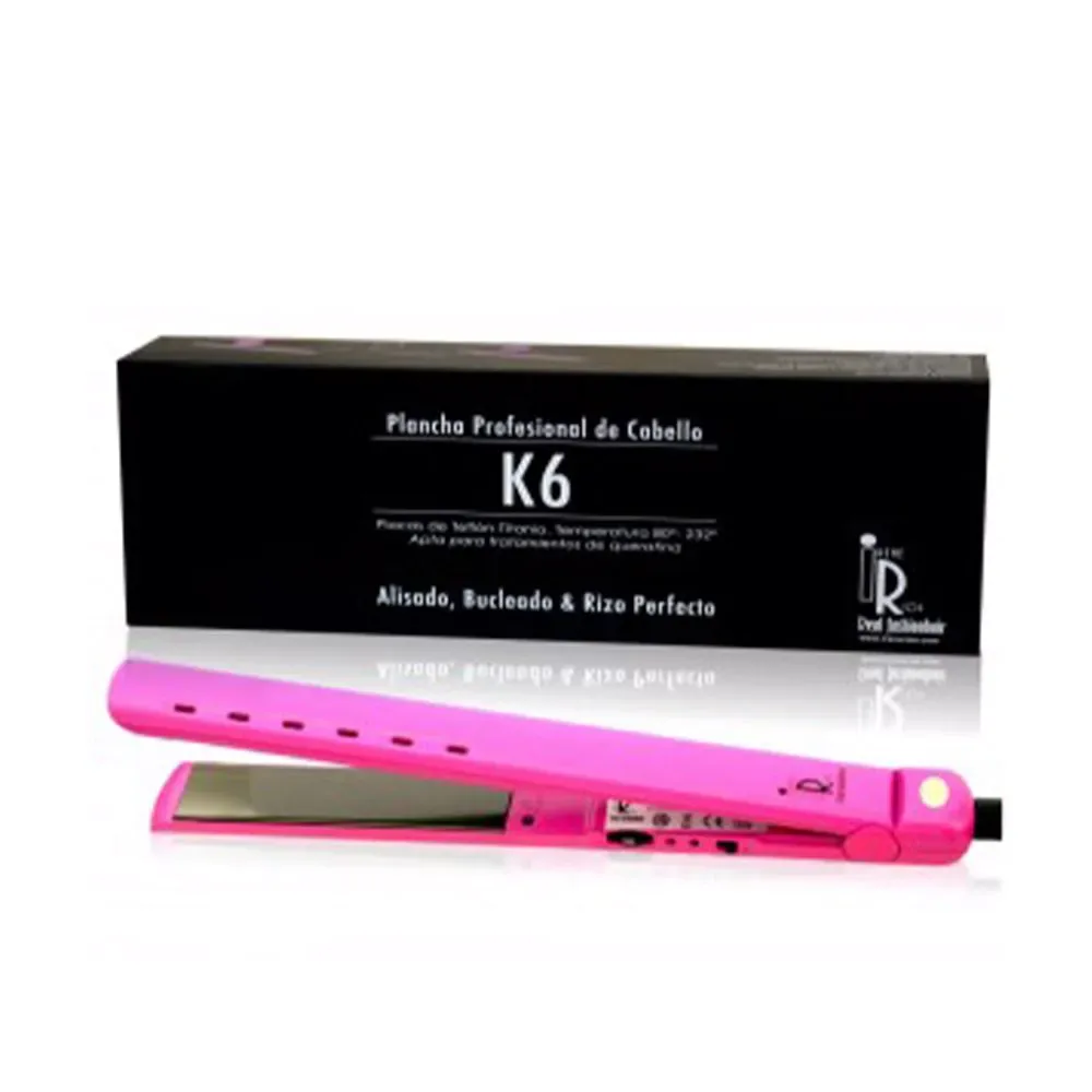 Irene Rios, K6 plancha profesional de cabello #lila