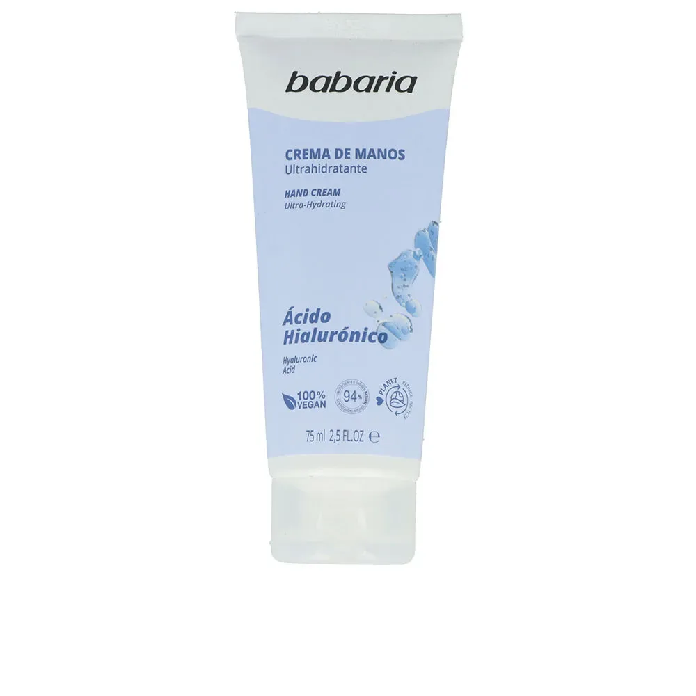 Babaria HYALURONIC ACID crema manos ultrahidratante