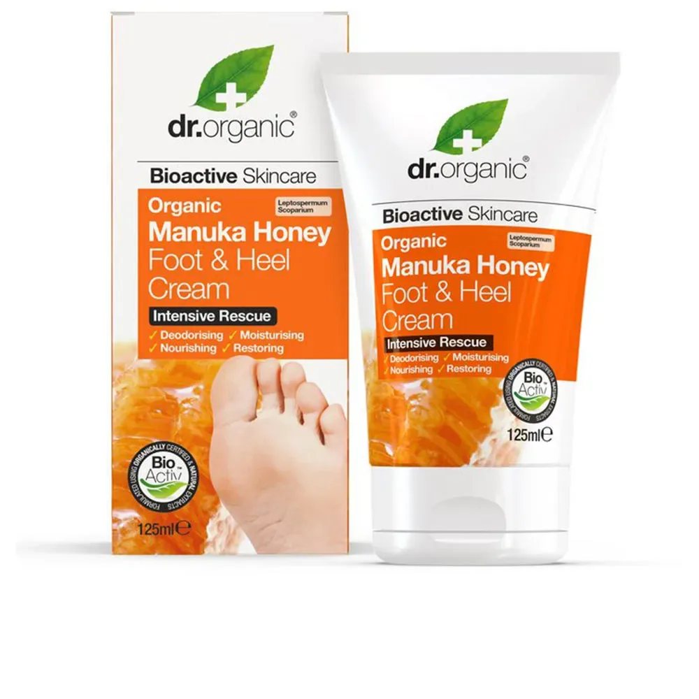 Dr. Organic Crema per piedi e talloni al MIELE DI MANUKA