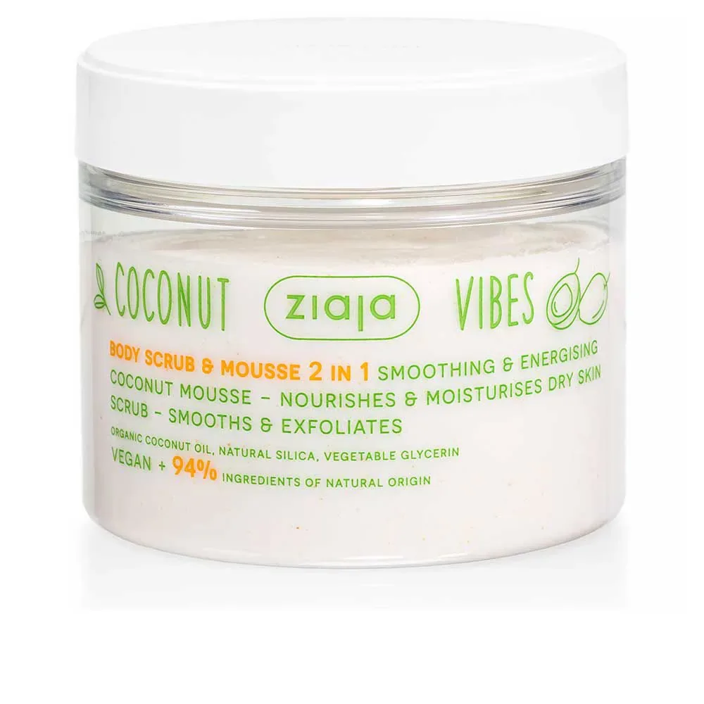 Ziaja Scrub corpo e mousse COCONUT & ORANGE VIBES 2 in 1