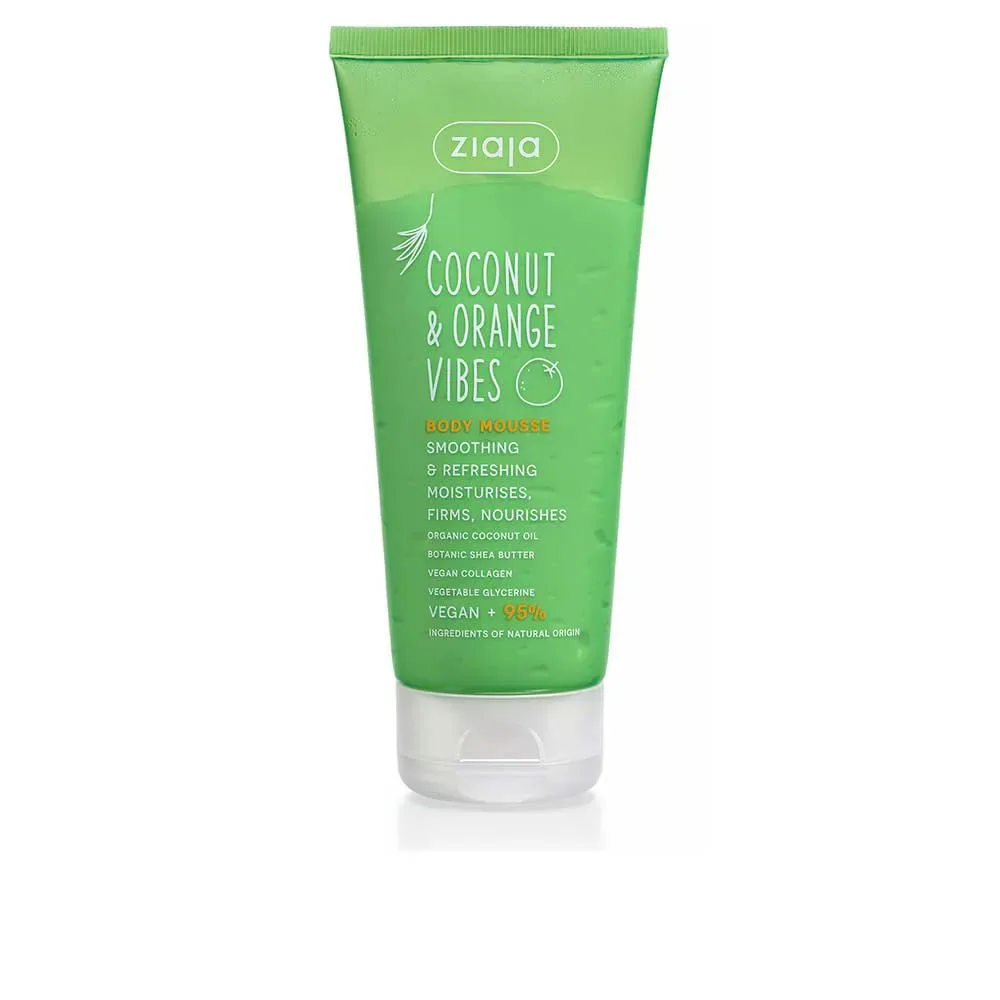 Ziaja, COCONUT & ORANGE VIBES Mousse corpo addolcente e rinfrescante