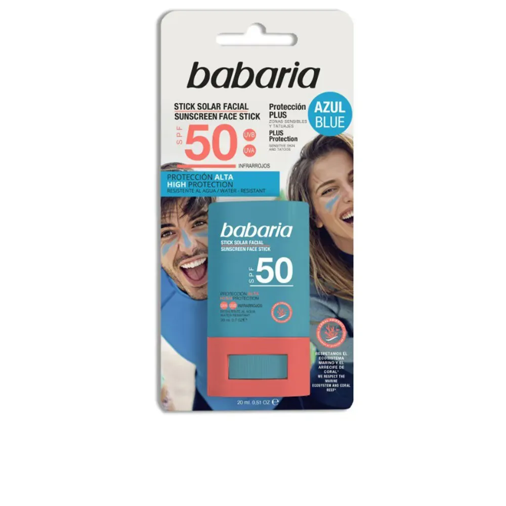Babaria, SOLAR STICK FACIAL AZUL SPF50