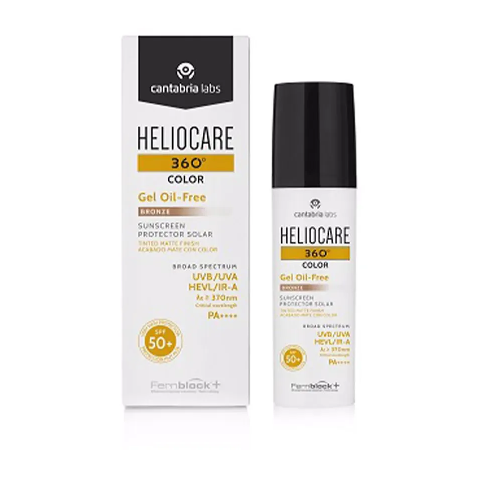 Cantabria Labs HELIOCARE 360° COLOR protector solar con color gel oil free SPF50+