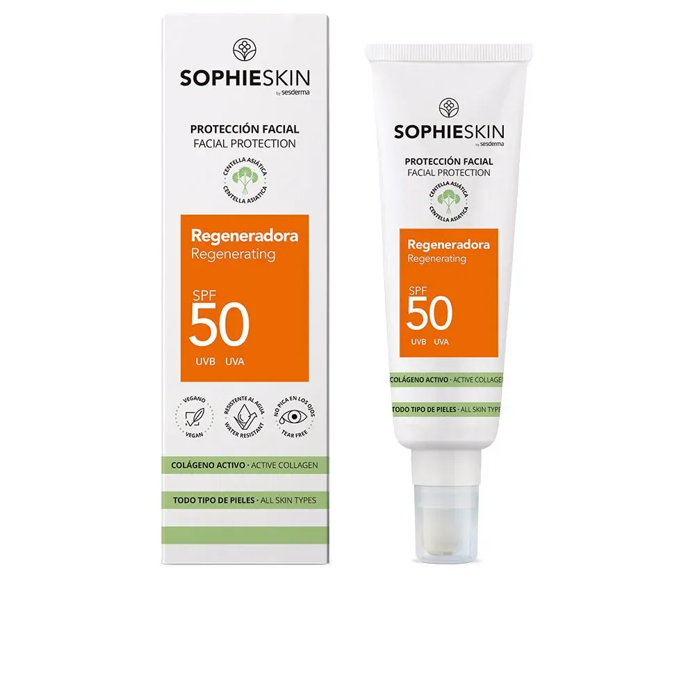 Sophieskin, SOPHIESKIN crema solar facial regeneradora SPF50+