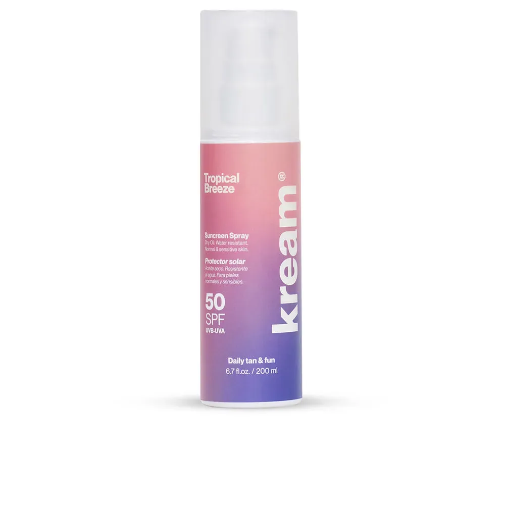 Kream TROPICAL BREEZE aceite seco SPF50+