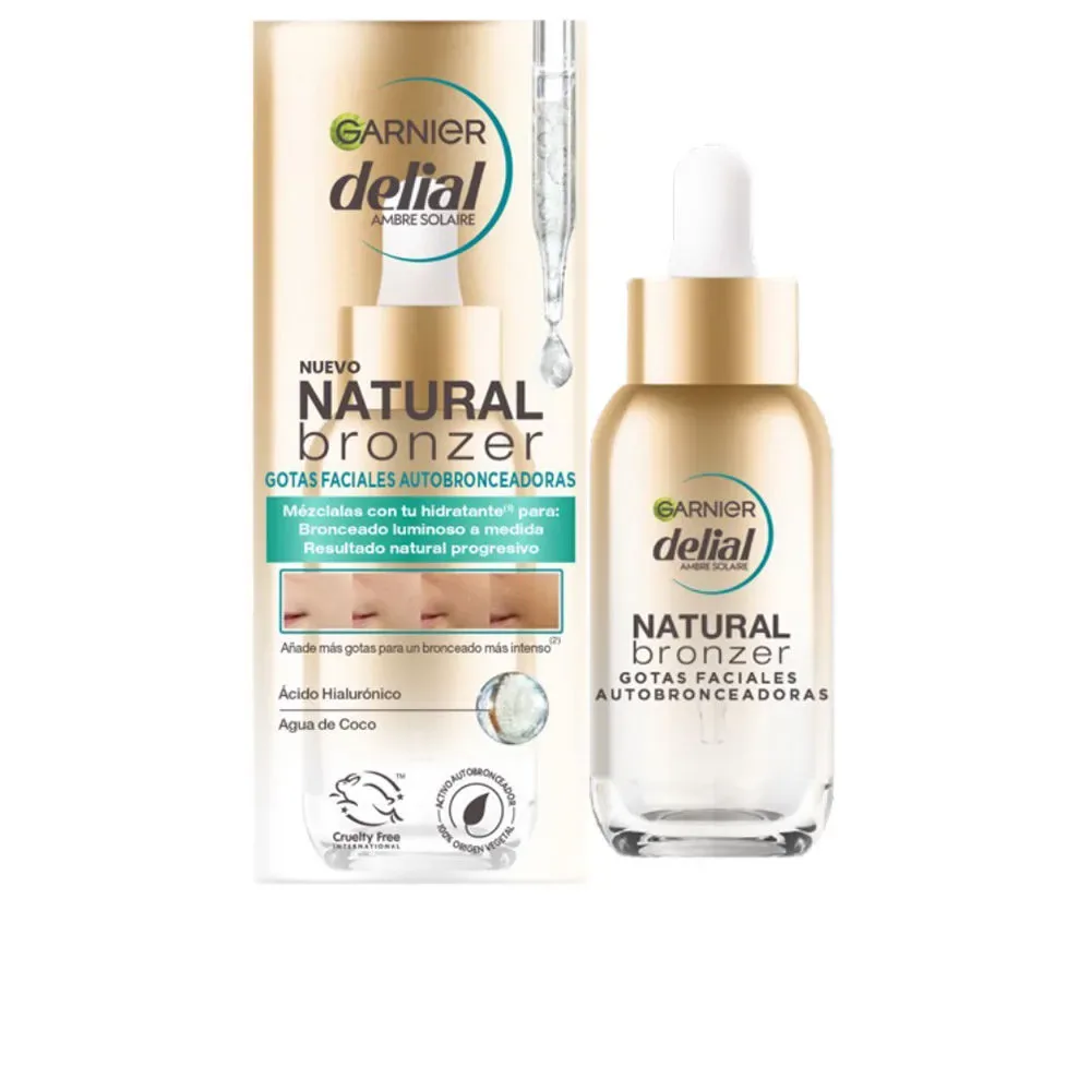 Garnier, NATURAL BRONZER gotas faciales autobornceadoras