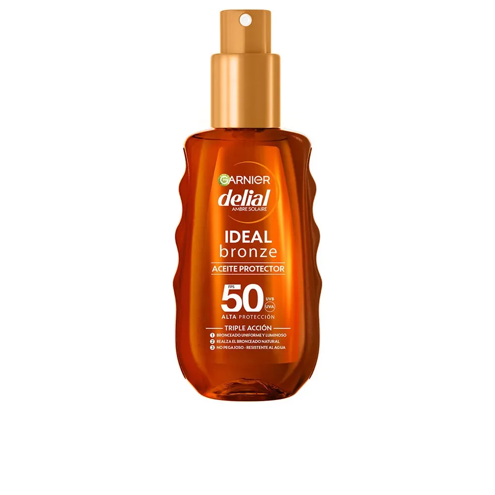 Garnier, DELIAL IDEAL BRONZE aceite protector SPF50