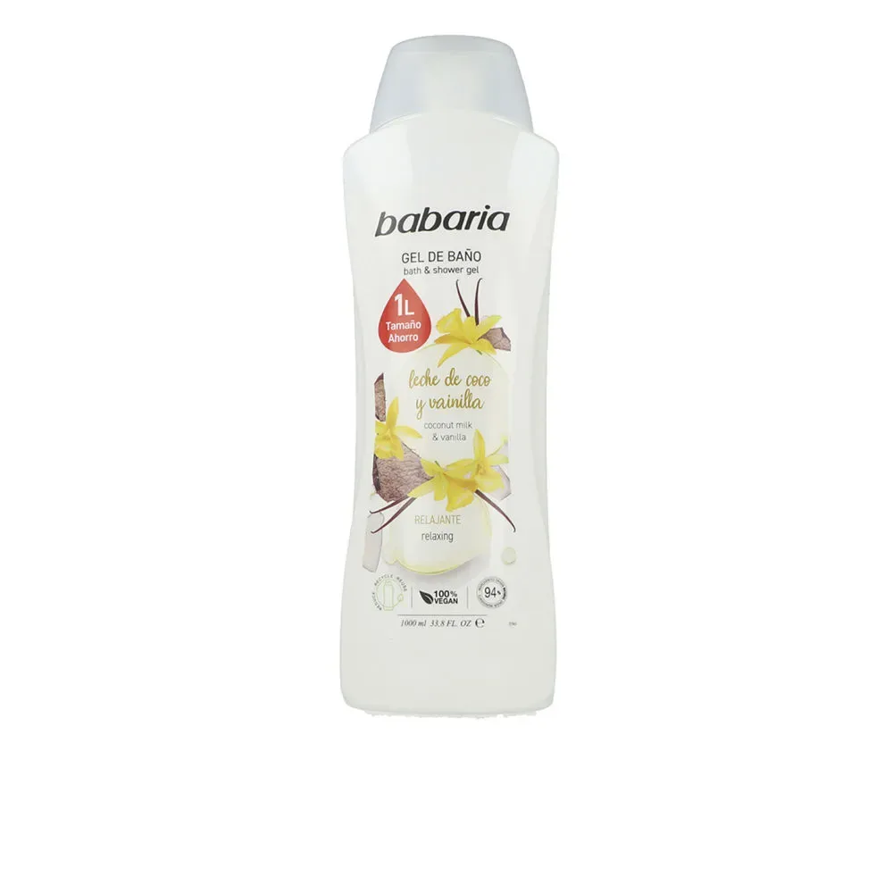 Babaria LECHE COCO & VAINILLA gel de ducha