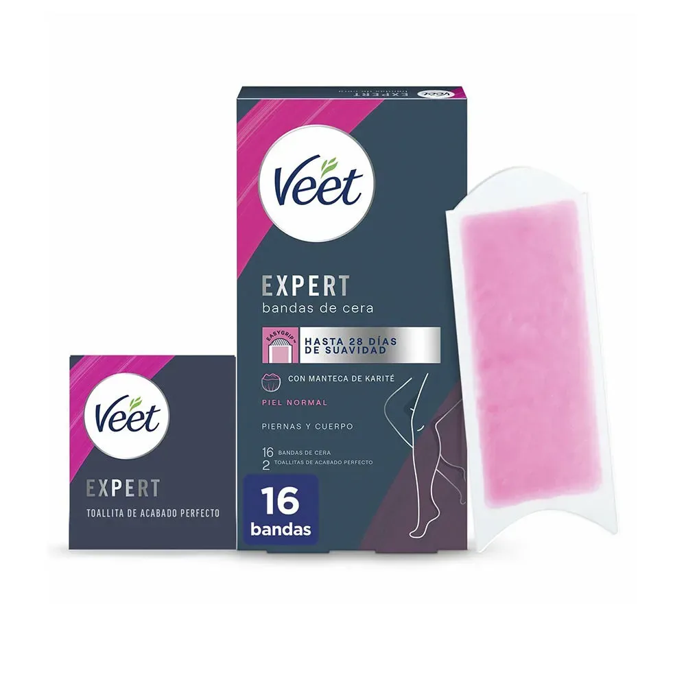 Veet, EXPERT CORPORAL bandas de cera piel normal