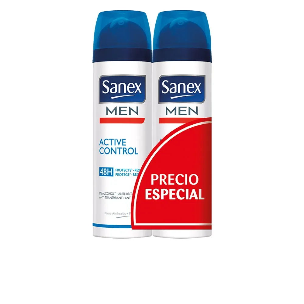 Sanex MEN ACTIVE CONTROL 48H desodorante vaporizador dúo