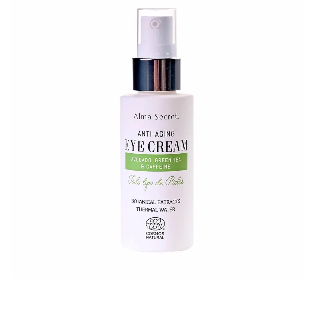 Alma Secret EYE CREAM antiedad con aguacate, té verde & cafeína botanica