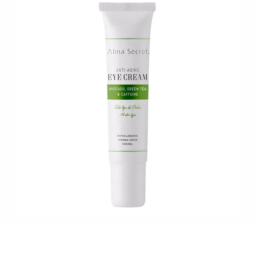 Alma Secret EYE CREAM antiedad con aguacate, té verde & cafeína