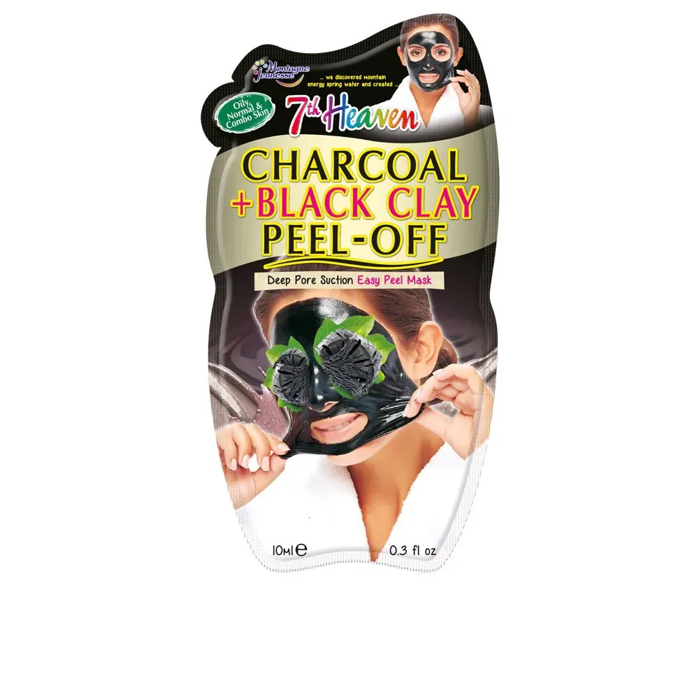 7th Heaven, PEEL-OFF  charcoal + black clay mask
