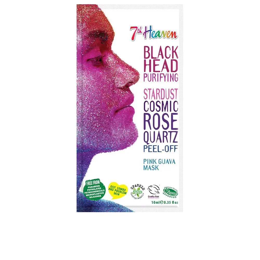 7th Heaven STARDUST cosmic rose quartz peel-off mask