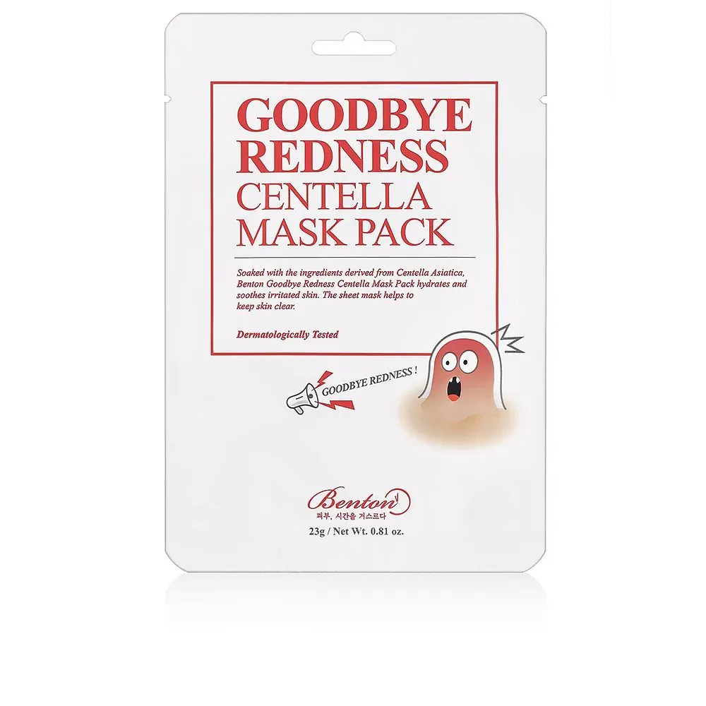 Benton GOODBYE REDNESS CENTELLA mask