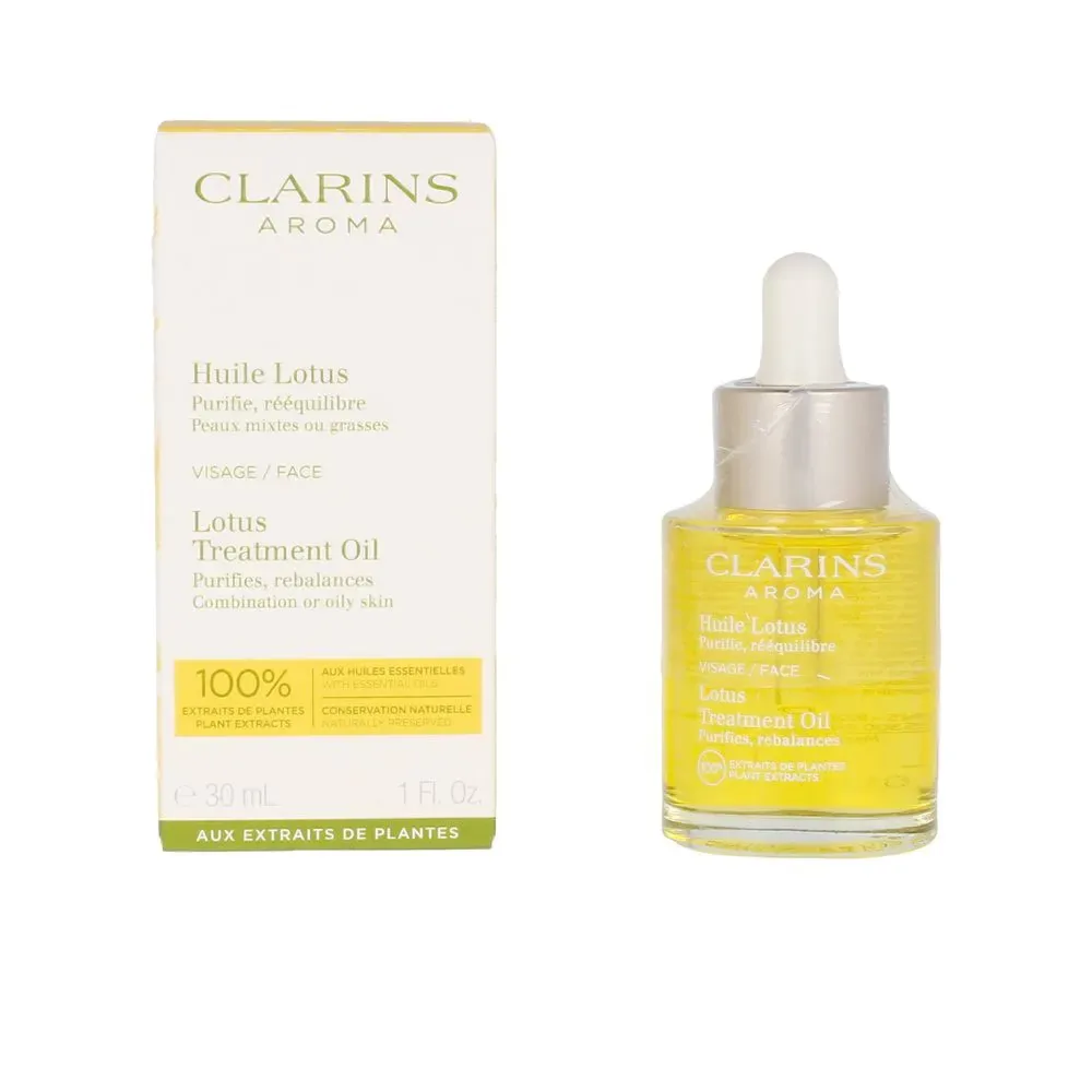 Clarins ACEITE "LOTUS" - pieles mixtas, poros dilatados