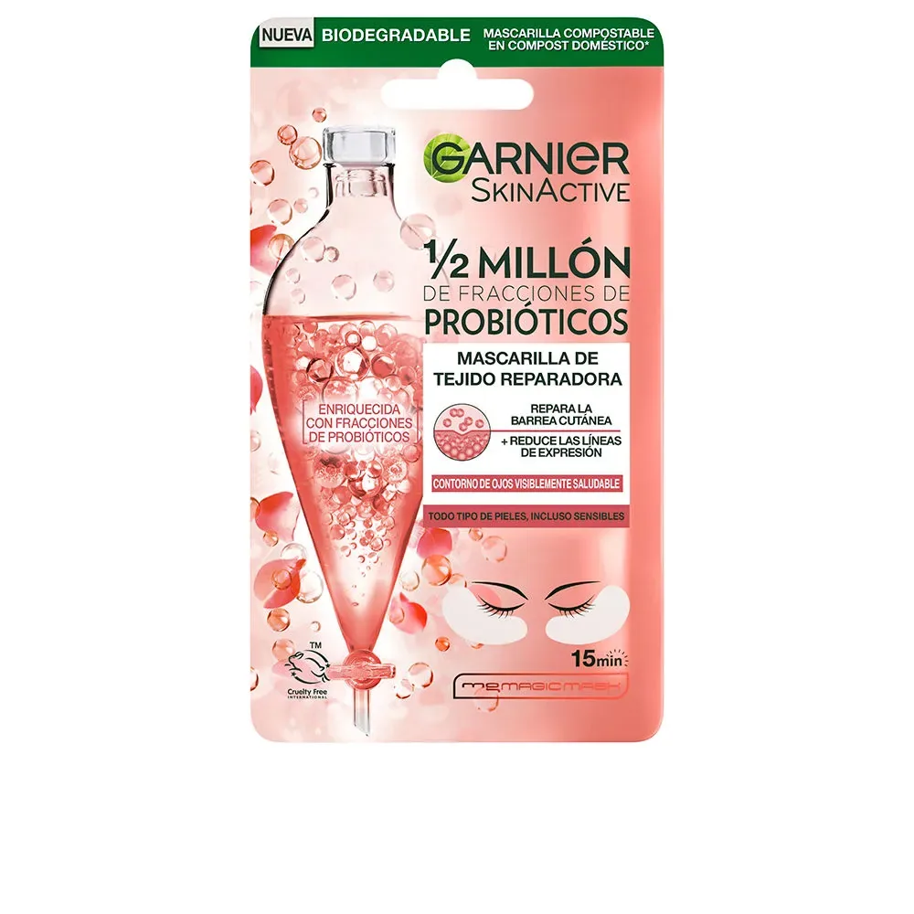 Garnier SKINACTIVE mask tissu ojos reparadora
