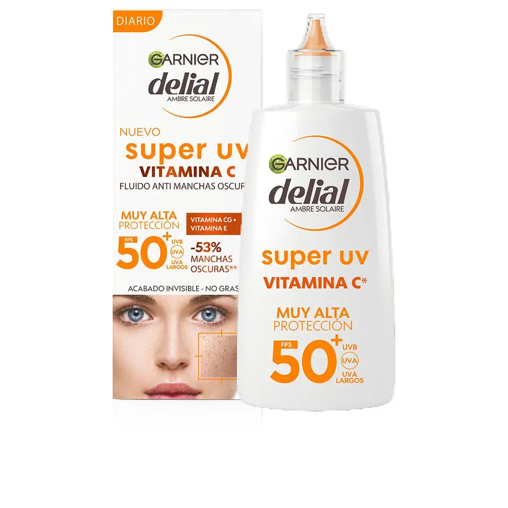 Garnier, DELIAL SUPER UV vitamina C anti-manchas SPF50+