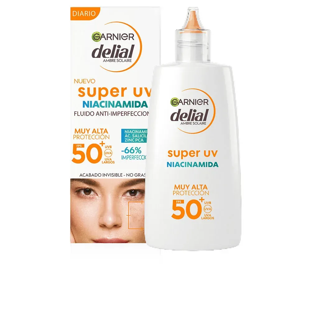 Garnier DELIAL SUPER UV niacinamida anti-imperfecciones SPF50+