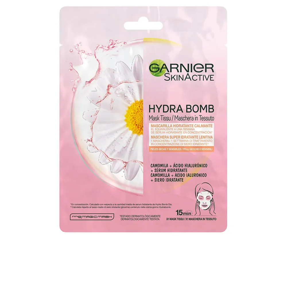 Garnier SKINACTIVE HYDRABOMB mascarilla hidratante calmante