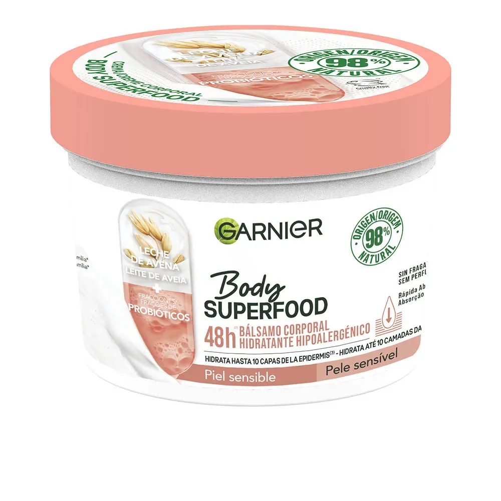 Garnier BODY SUPERFOOD bálsamo corporal hidratante hipoalergénico