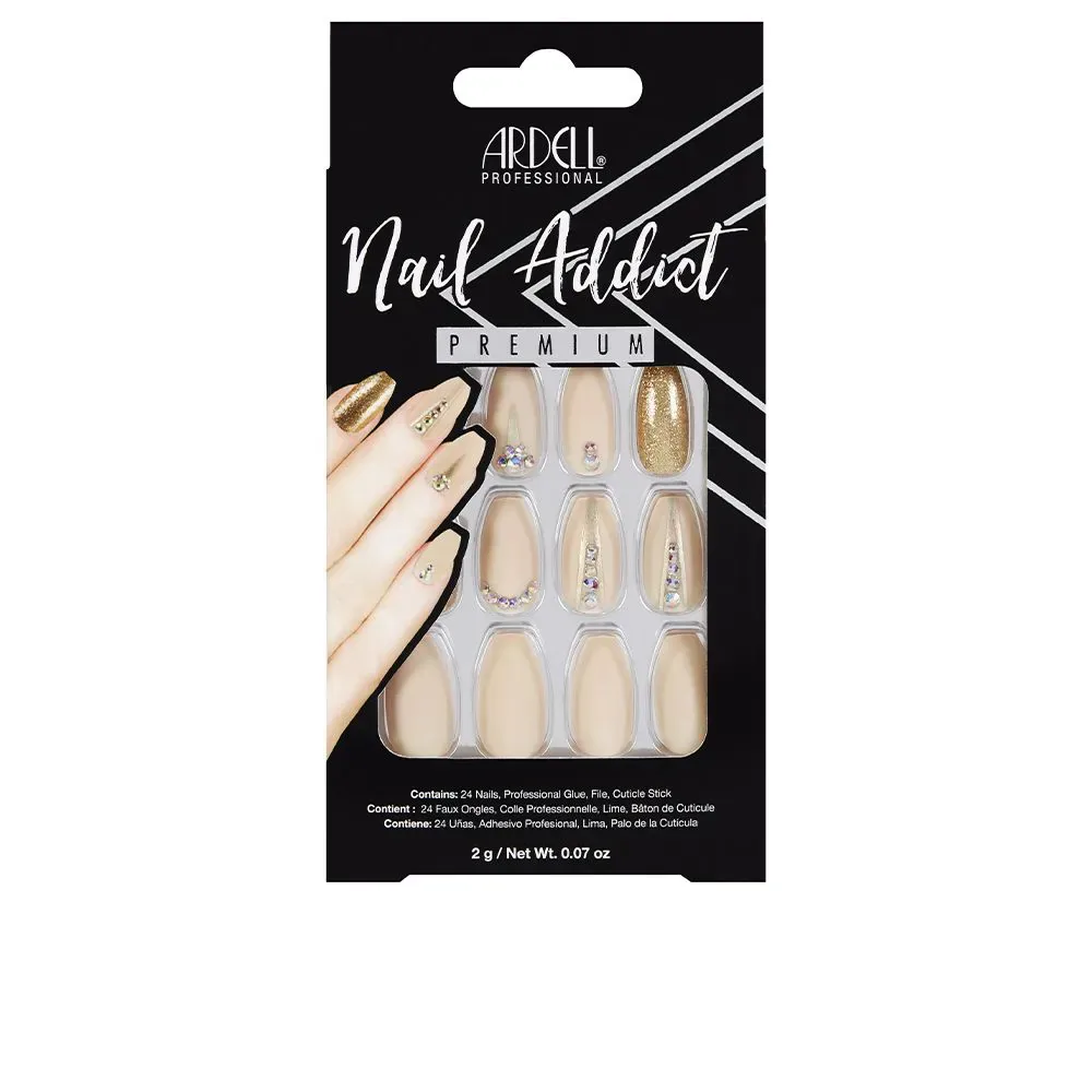 Ardell, NAIL ADDICT nude jeweled