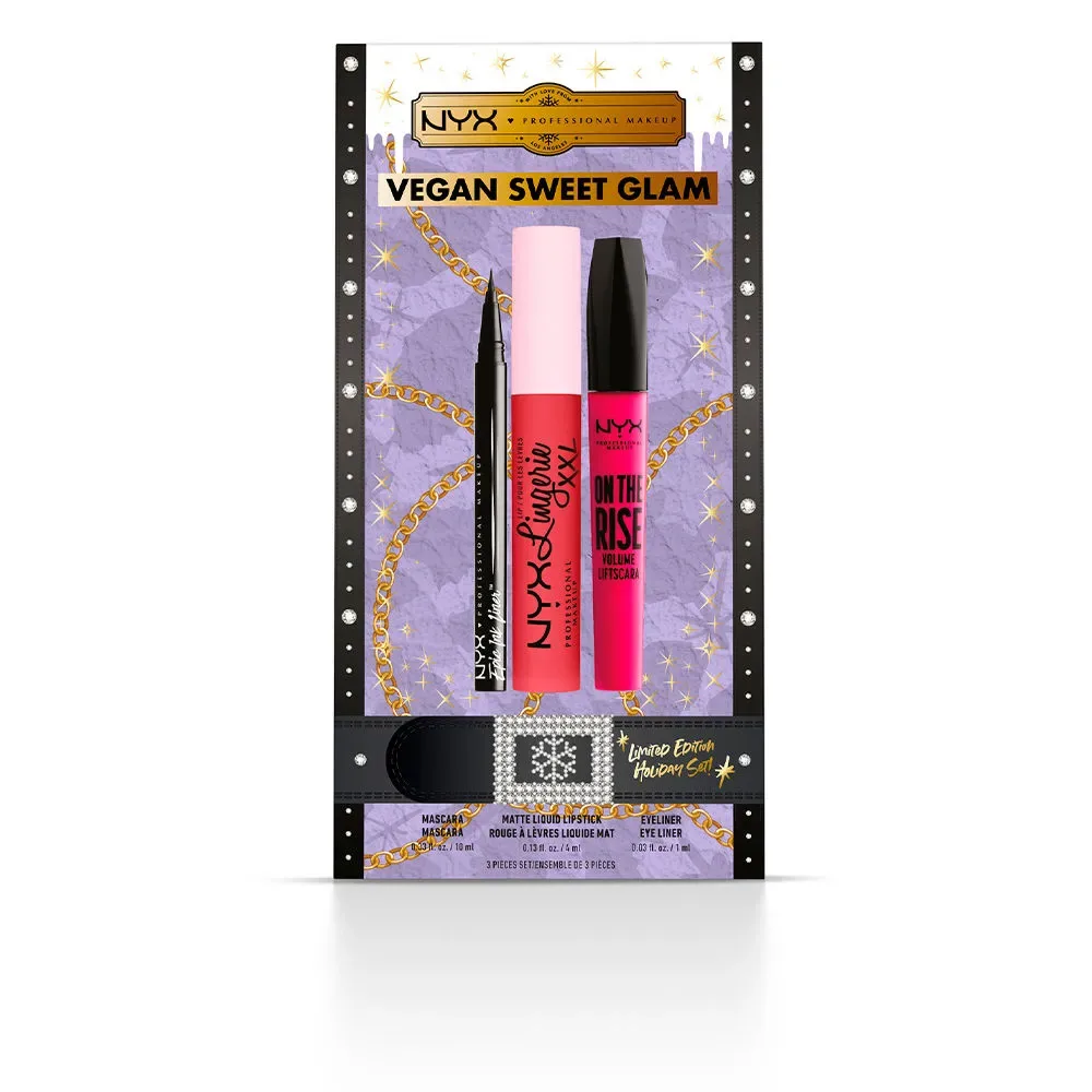 Nyx Professional Make Up VEGAN SWEET GLAM LIMITED EDITION LOTE