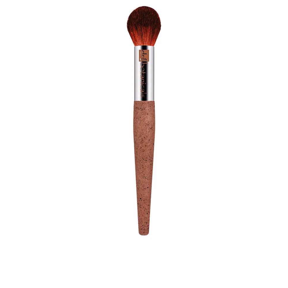 HIGHLIGHTER BRUSH bionic synthetic hair recycled aluminium coffee & corn handle 1 u
