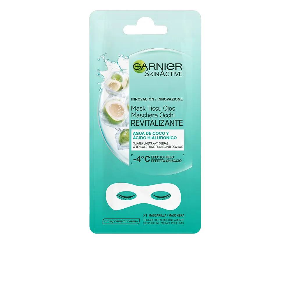 SKINACTIVE mask tissu ojos revitalizante x 2 parches