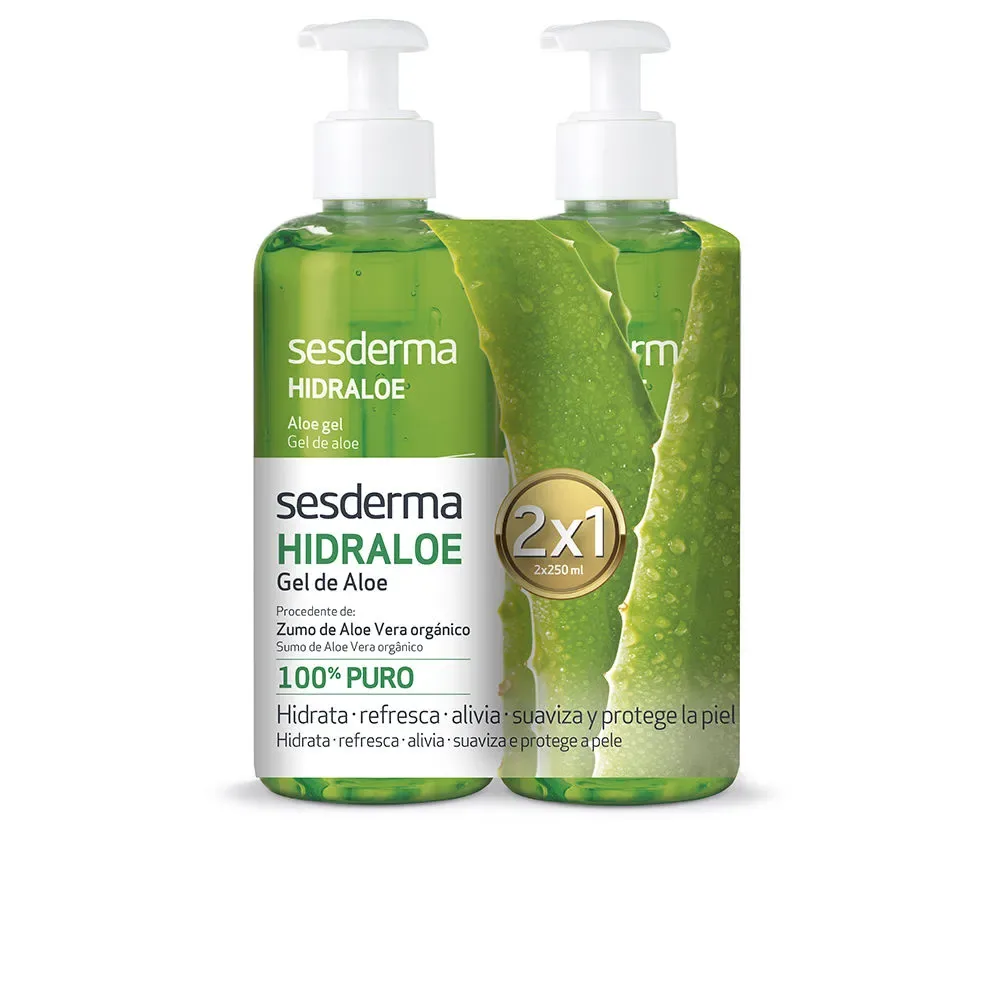HIDRALOE GEL 100% PURO coffret 2 x 250 ml