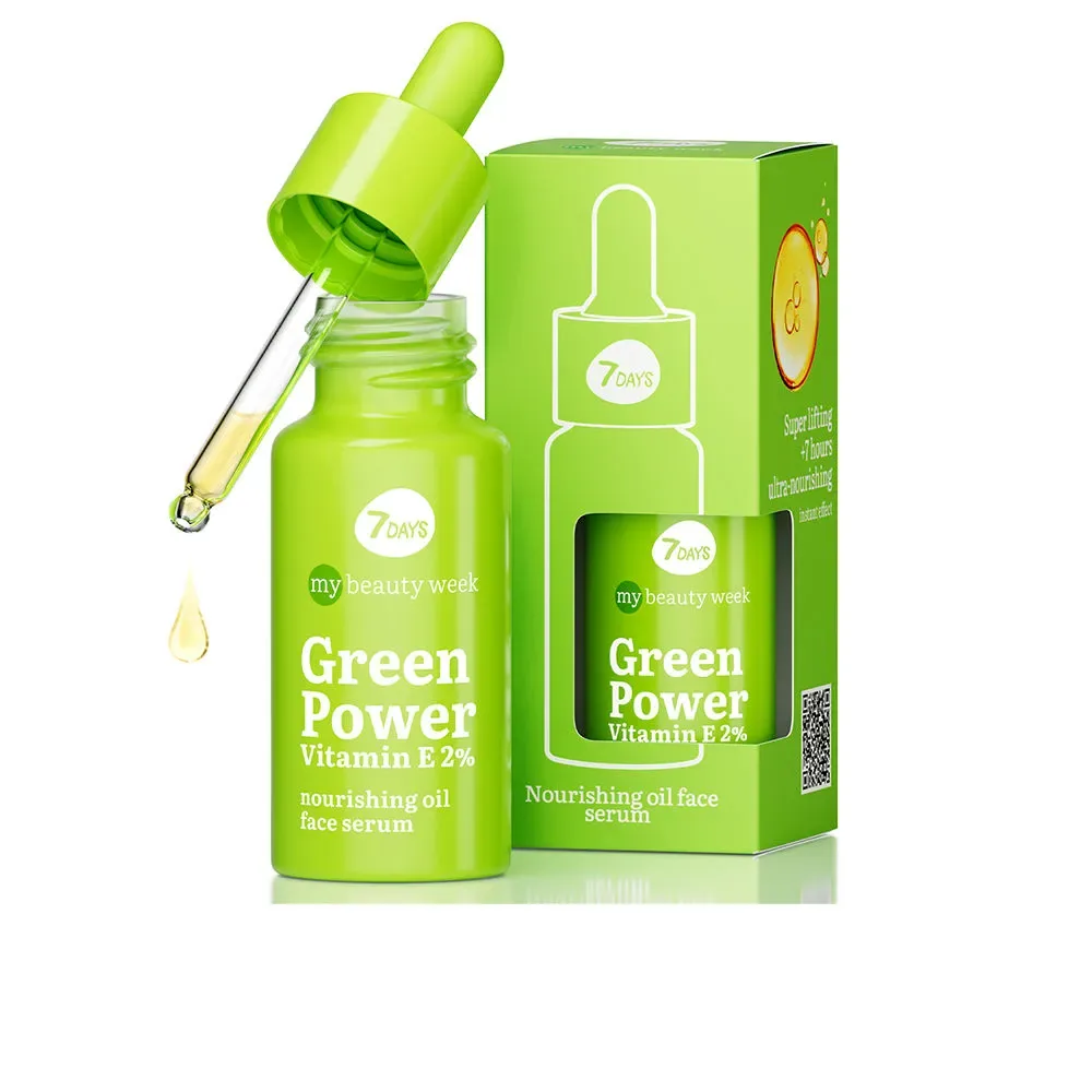 7days GREEN POWER VITAMIN E 2% aceite nutritivo suero facial