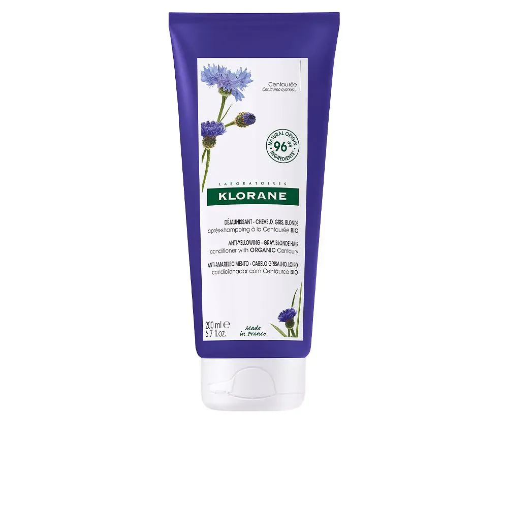 A LA CENTAUREA BIO balsamo antigiallo per capelli grigi e biondi 150 ml