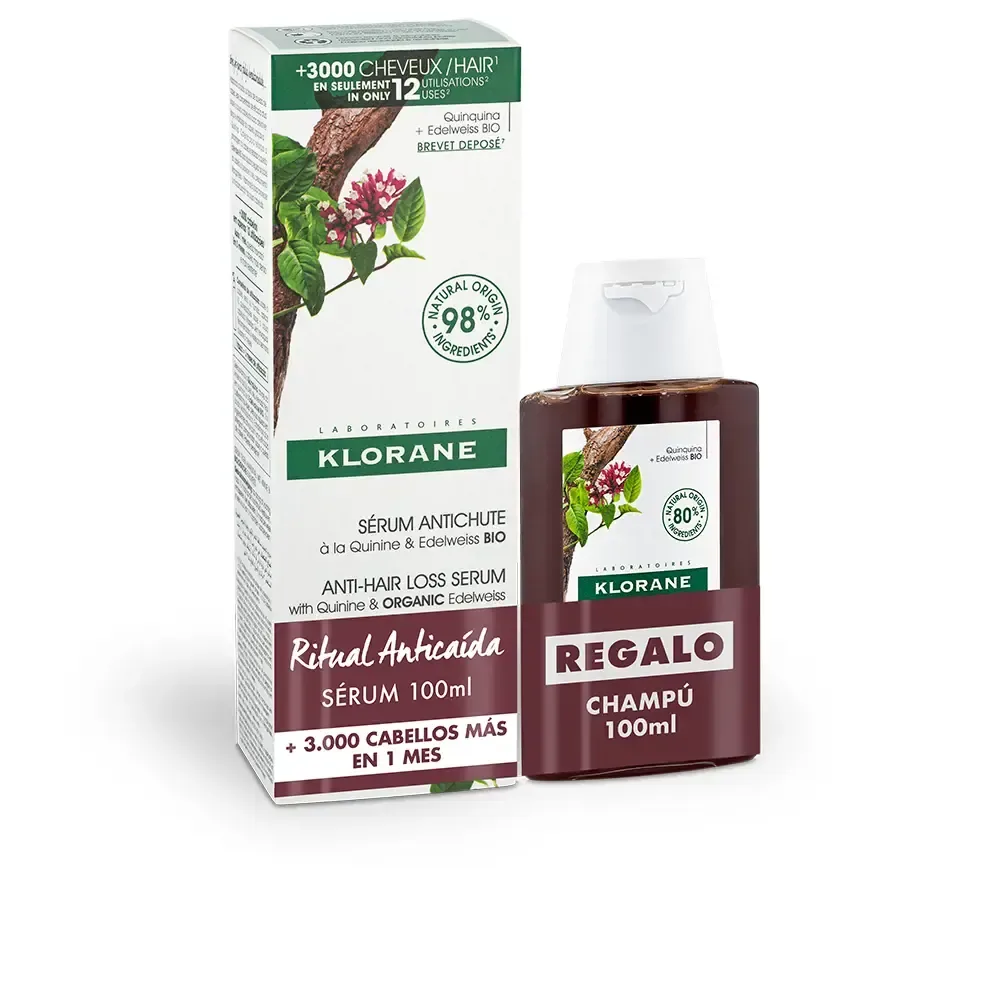 A LA QUININA Y EDELWEISS BIO SERUM LOT 2 pz