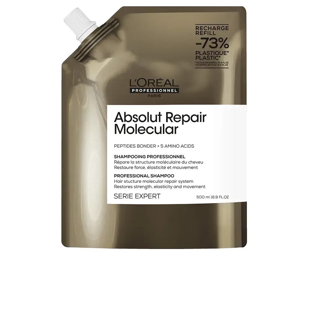 ABSOLUT REPAIR MOLECULAR professional sulfate-free shampoo for damaged hair refill 500 ml
